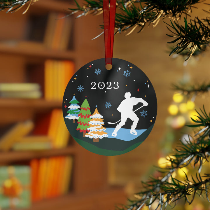 Hockey Player Ornament