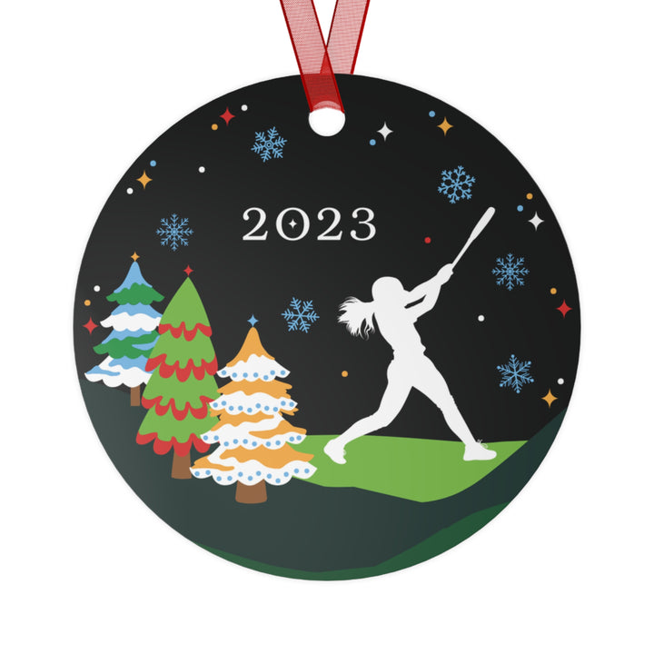 Softball Ornament