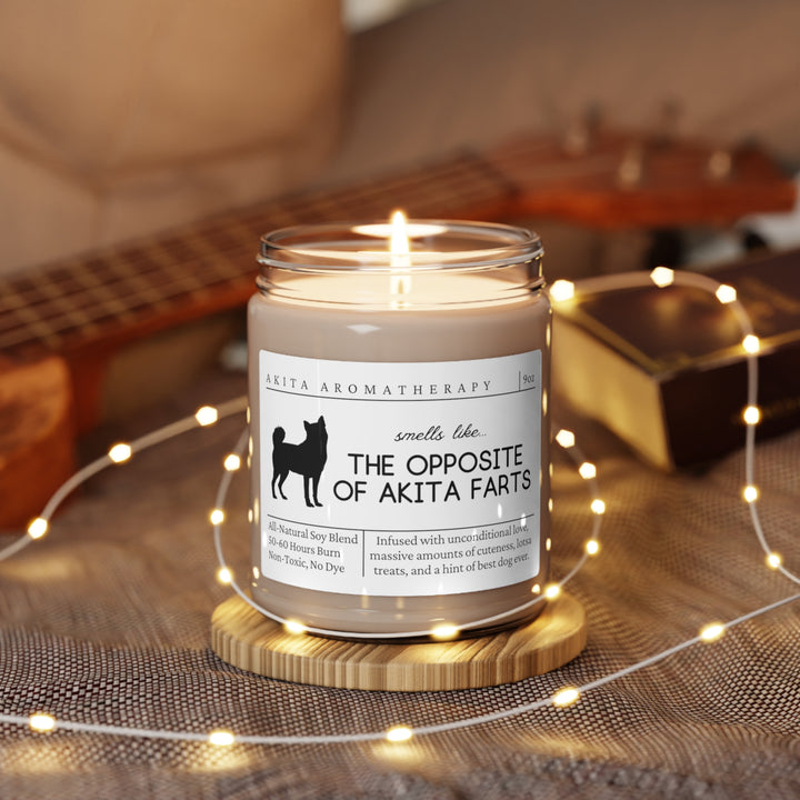 Akita Candle - Smells Like The Opposite Of Akita Farts