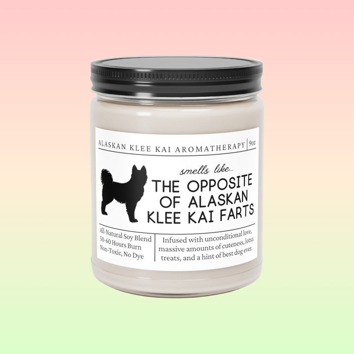 Alaskan Klee Kai Candle - Smells Like The Opposite Of Alaskan Klee Kai Farts