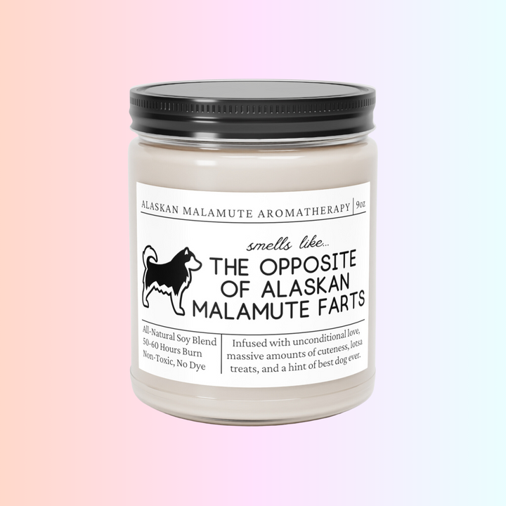 Alaskan Malamute Candle - Smells Like The Opposite Of Alaskan Malamute Farts