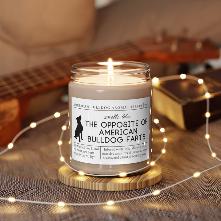 American Bulldog Candle - Smells Like The Opposite Of American Bulldog Farts