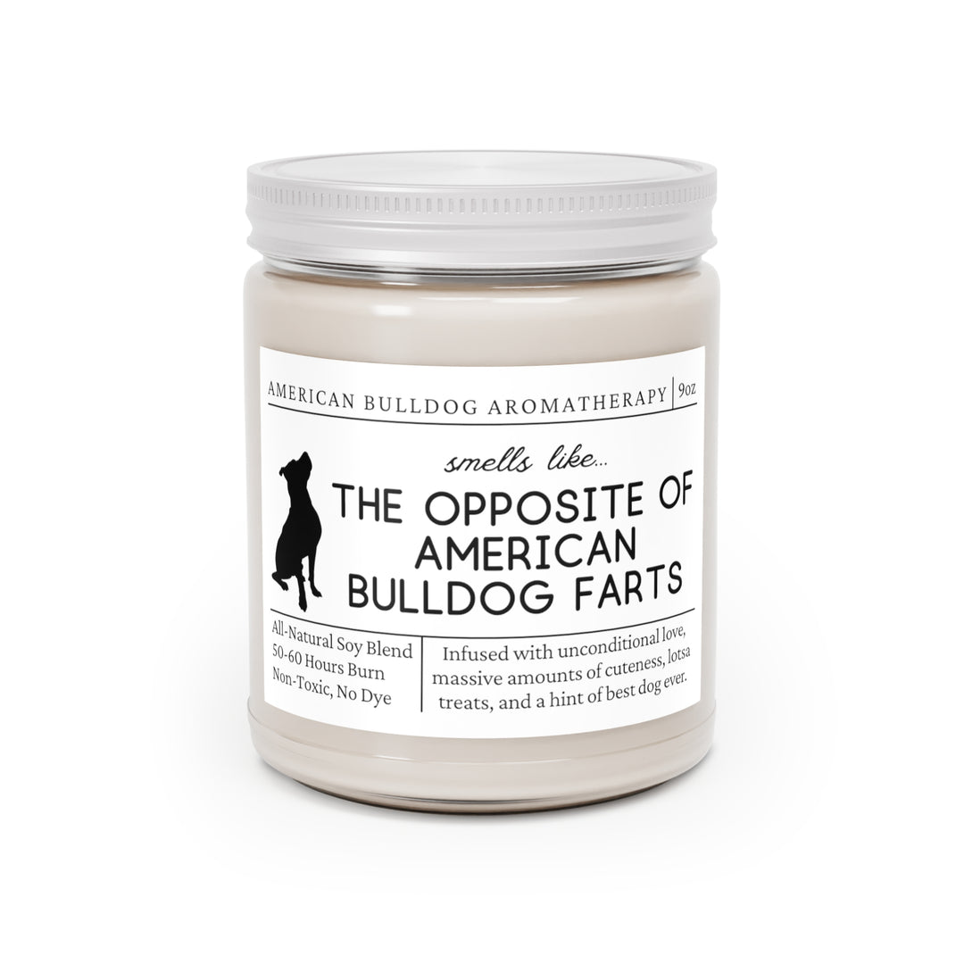 American Bulldog Candle - Smells Like The Opposite Of American Bulldog Farts