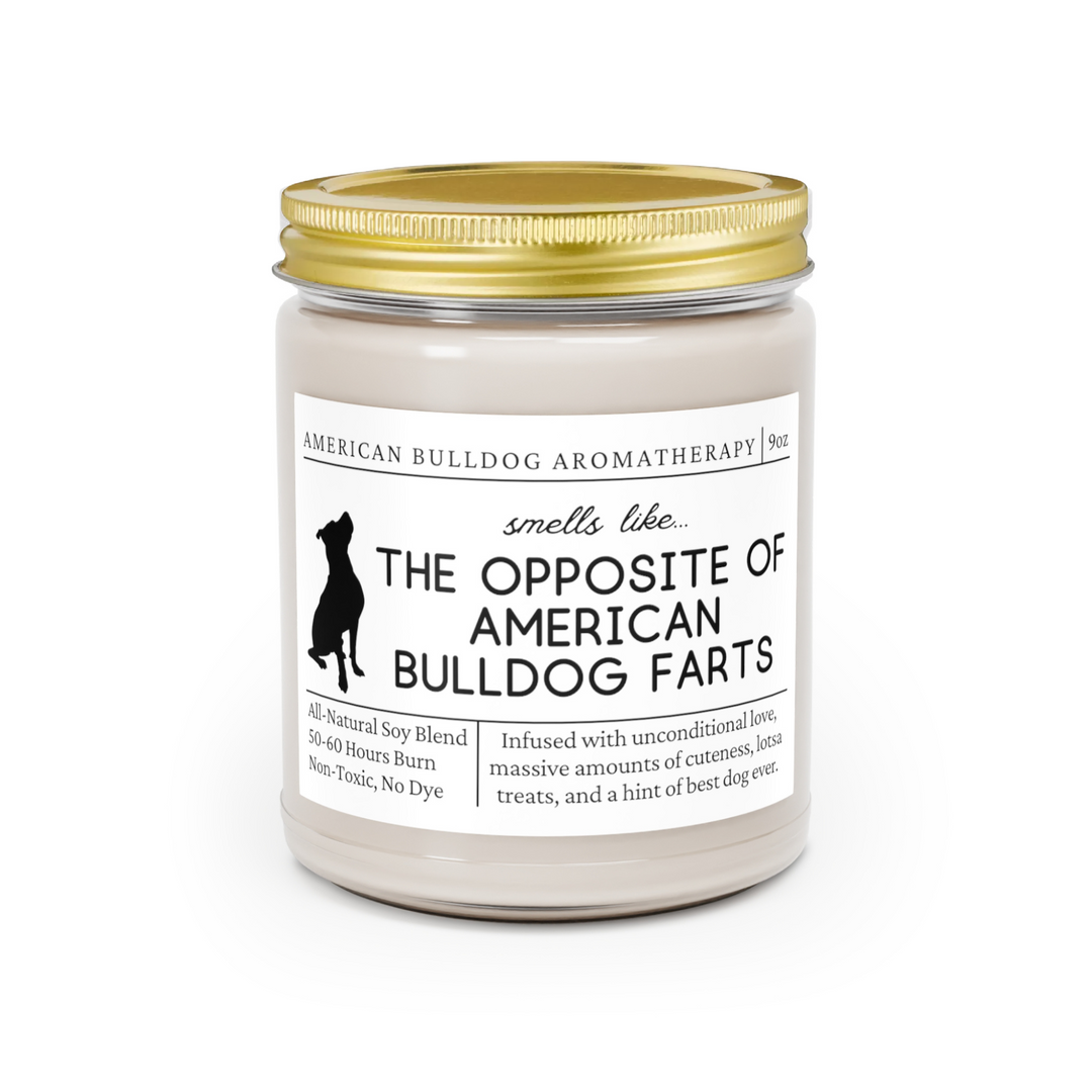 American Bulldog Candle - Smells Like The Opposite Of American Bulldog Farts