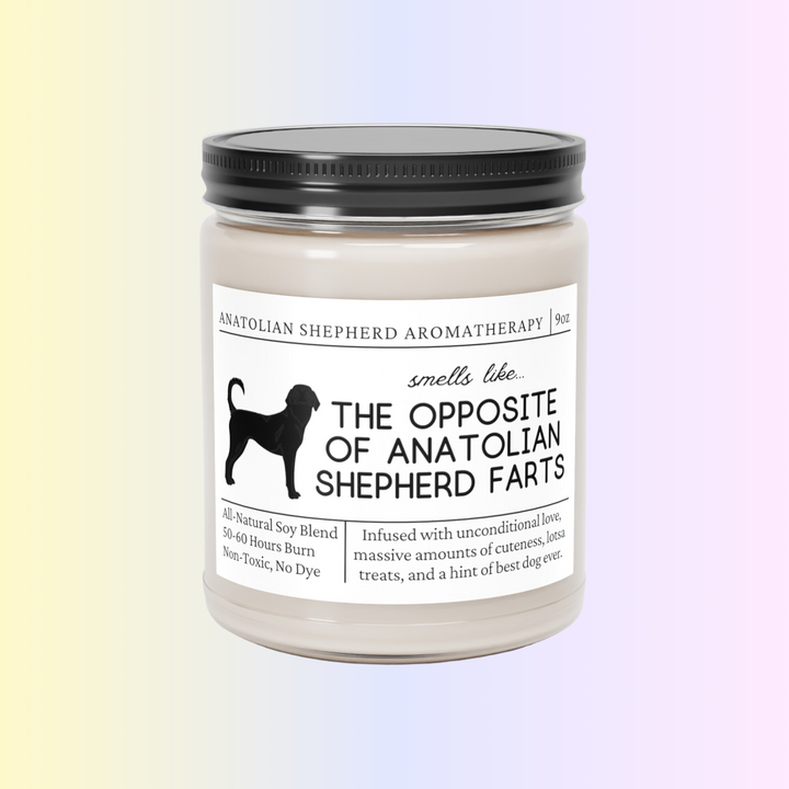 Anatolian Shepherd Candle - Smells Like The Opposite Of Anatolian Shepherd Farts