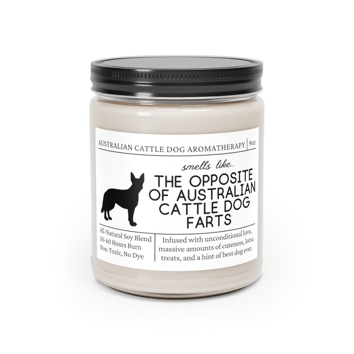 Australian Cattle Dog Candle - Smells Like The Opposite Of Australian Cattle Dog Farts