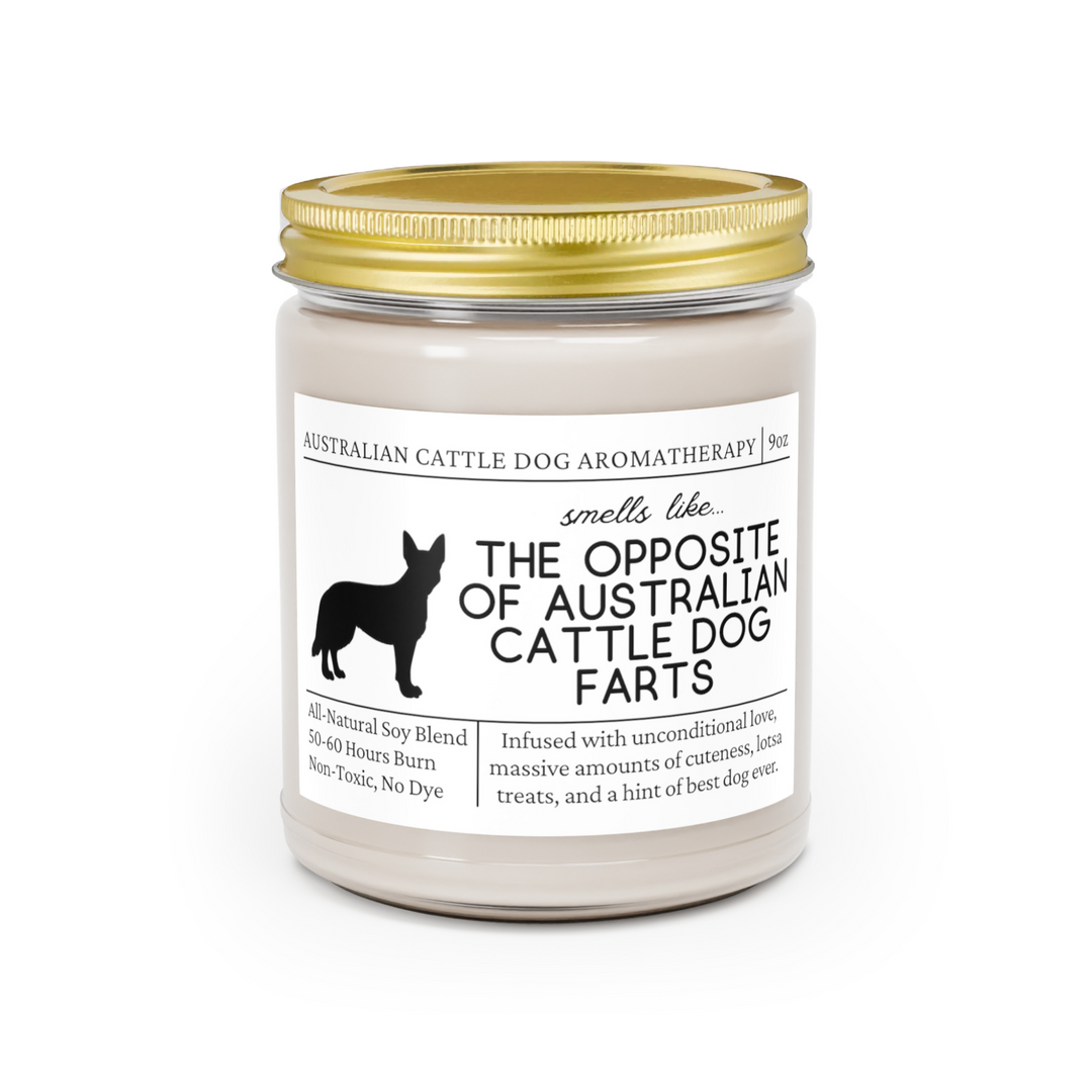 Australian Cattle Dog Candle - Smells Like The Opposite Of Australian Cattle Dog Farts