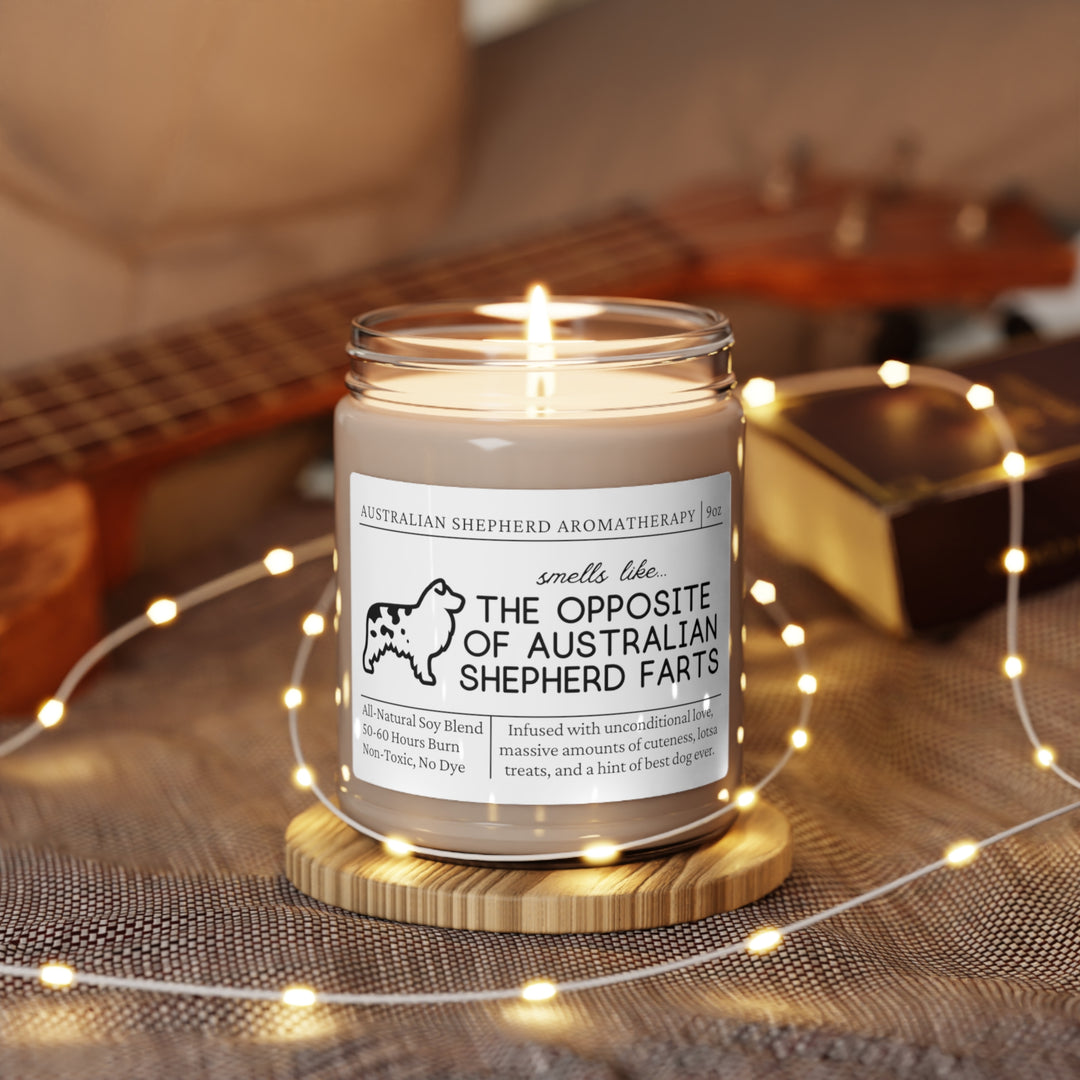 Australian Shepherd Candle - Smells Like The Opposite Of Australian Shepherd Farts