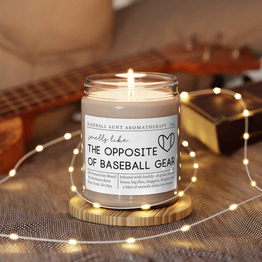 Baseball Aunt Candle - Smells Like The Opposite Of Baseball Gear