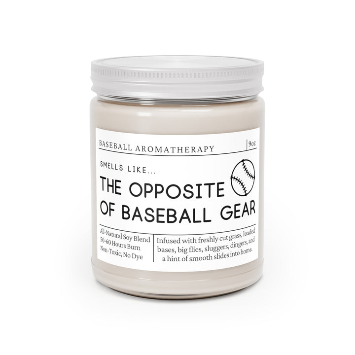 Baseball Candle - Smells Like the Opposite of Baseball Gear