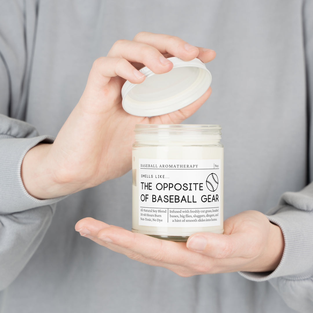 Baseball Candle - Smells Like the Opposite of Baseball Gear