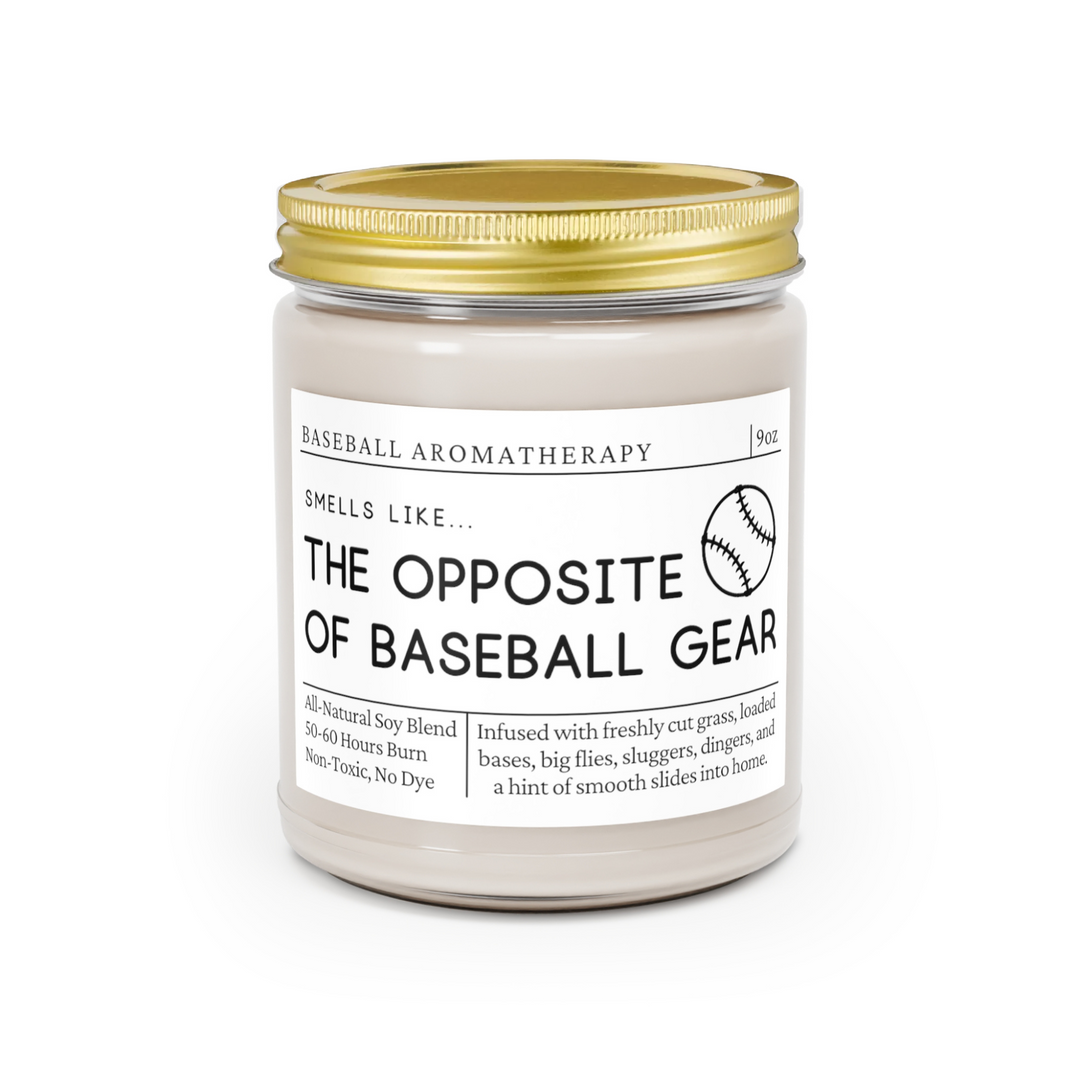 Baseball Candle - Smells Like the Opposite of Baseball Gear