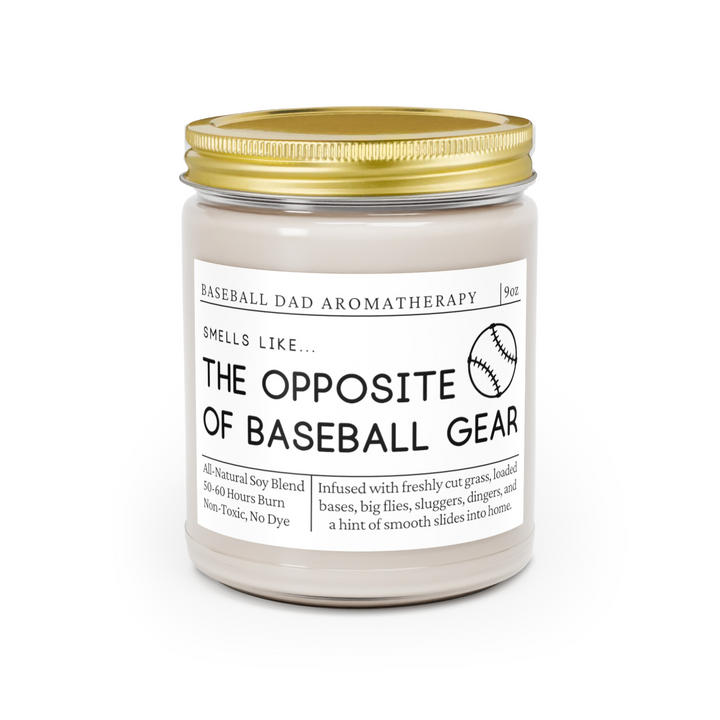 Baseball Dad Candle - Smells Like the Opposite of Baseball Gear