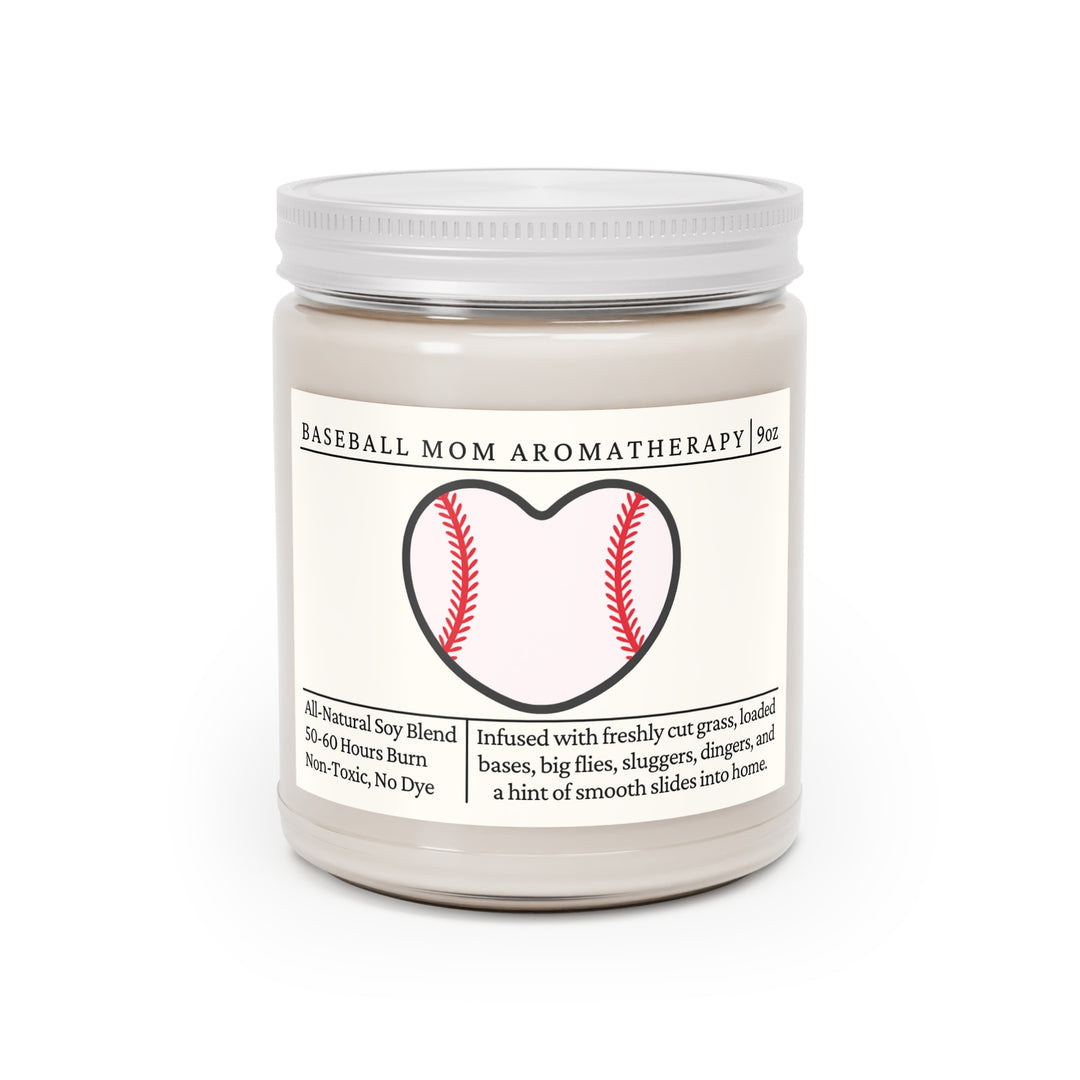 Baseball Mom Candle