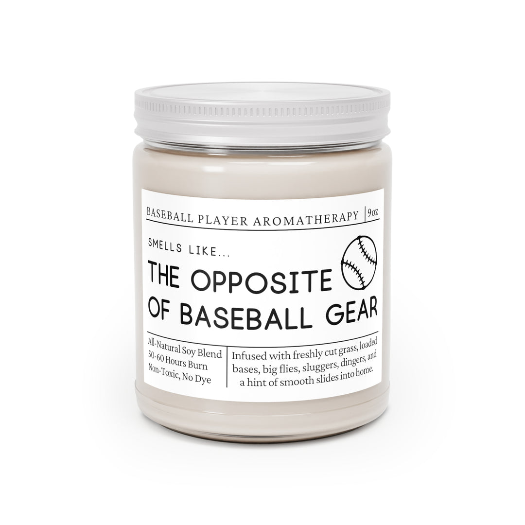 Baseball Player Candle - Smells Like the Opposite of Baseball Gear