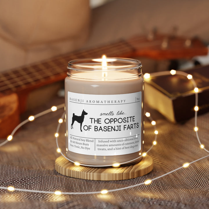 Basenji Candle - Smells Like The Opposite Of Basenji Farts