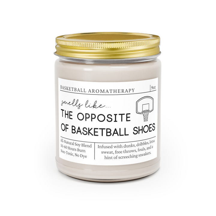 Basketball Candle - Smells Like The Opposite Of Basketball Shoes