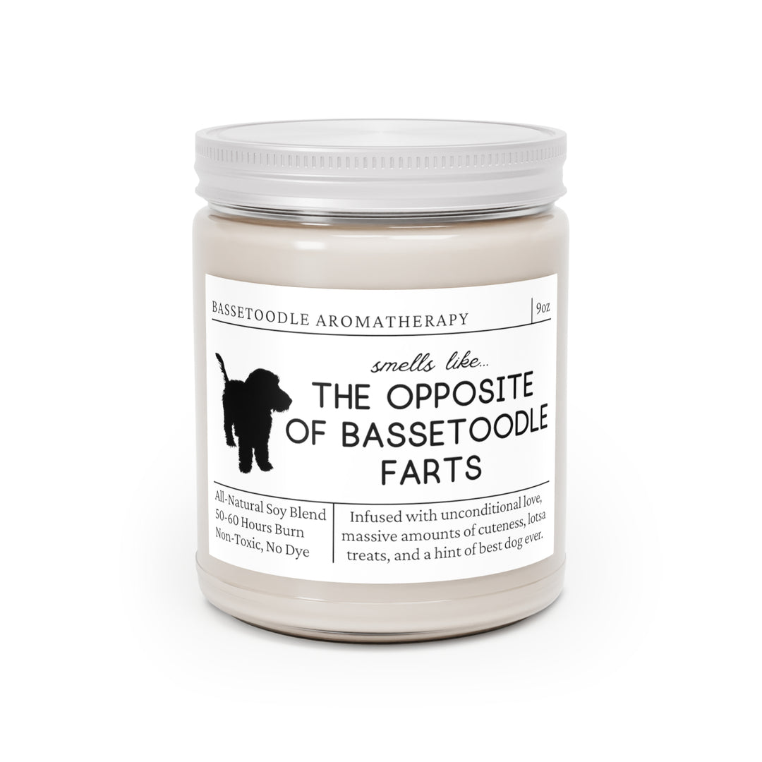 Bassetoodle Candle - Smells Like The Opposite Of Bassetoodle Farts