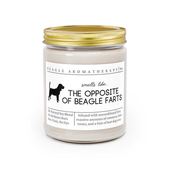 Beagle Candle - Smells Like The Opposite Of Beagle Farts