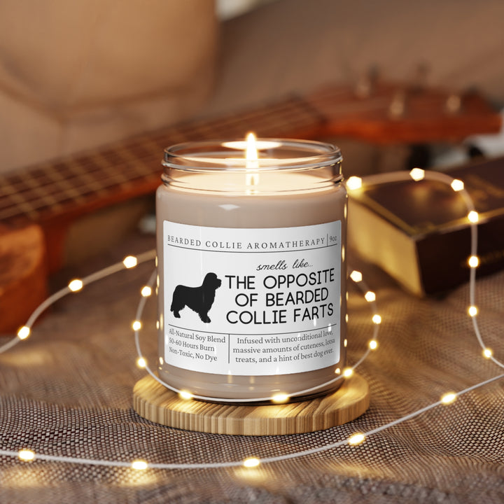 Bearded Collie Candle - Smells Like The Opposite Of Bearded Collie Farts