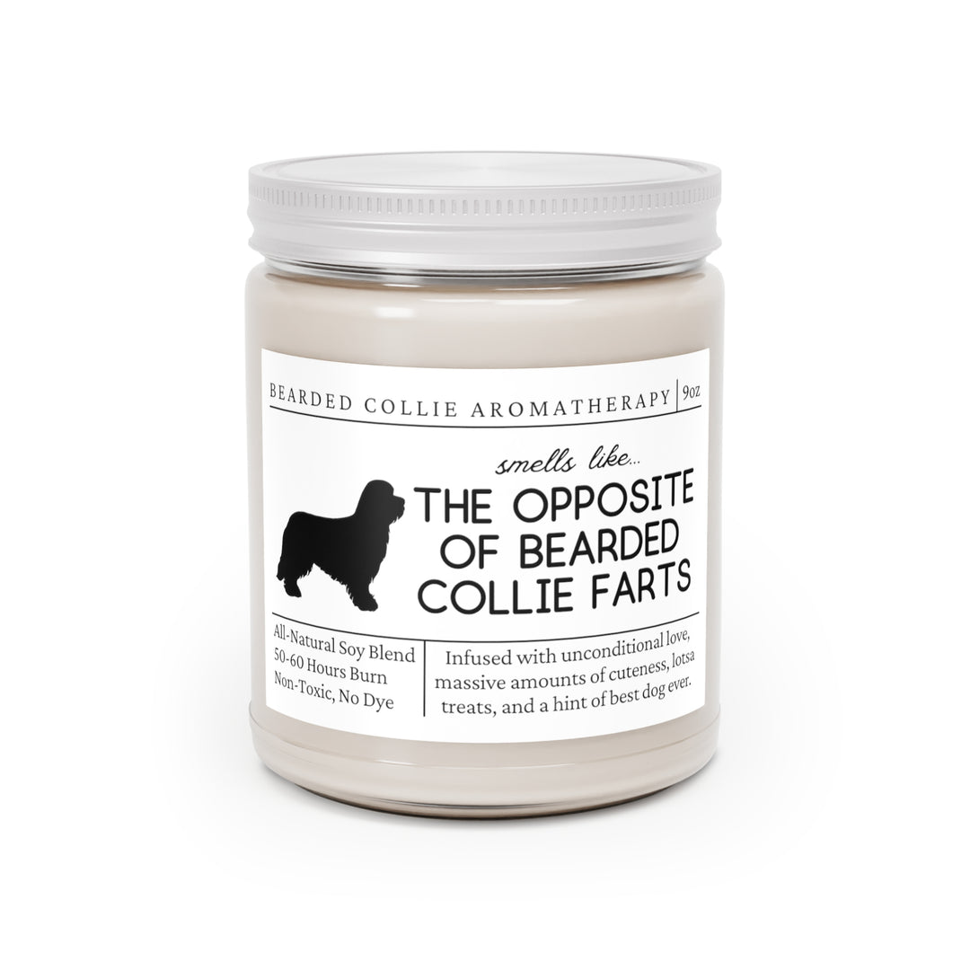 Bearded Collie Candle - Smells Like The Opposite Of Bearded Collie Farts