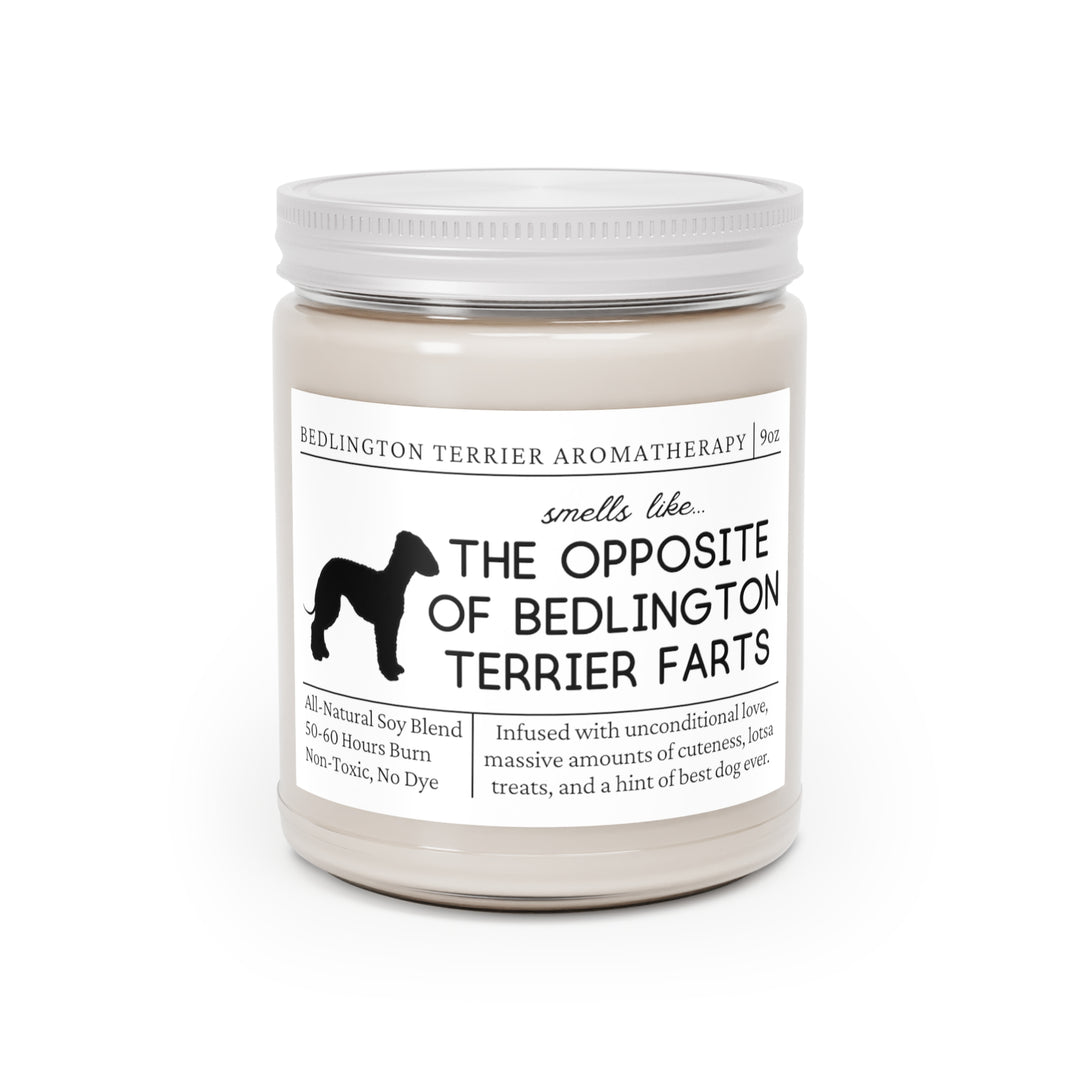 Bedlington Terrier Candle - Smells Like The Opposite Of Bedlington Terrier Farts