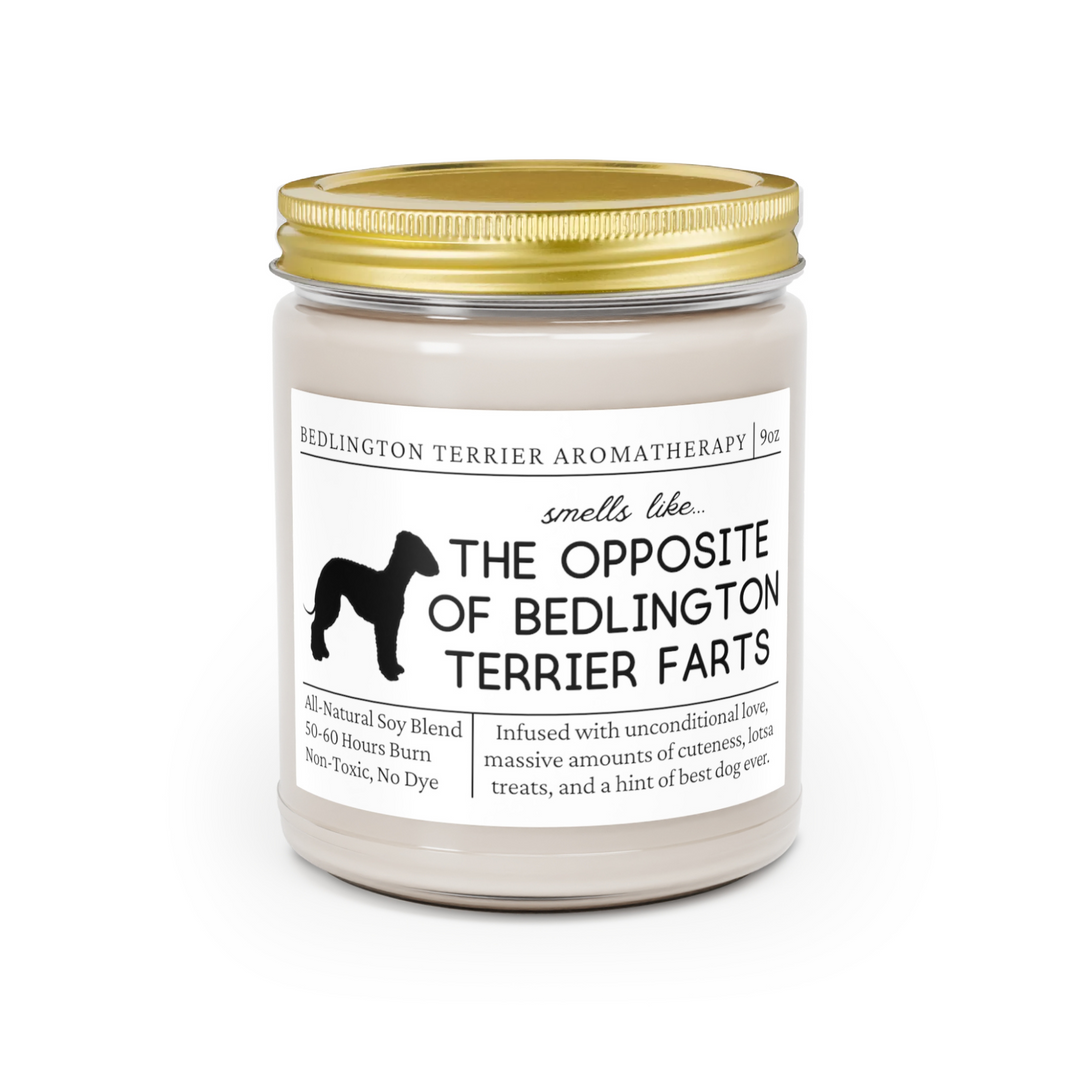 Bedlington Terrier Candle - Smells Like The Opposite Of Bedlington Terrier Farts