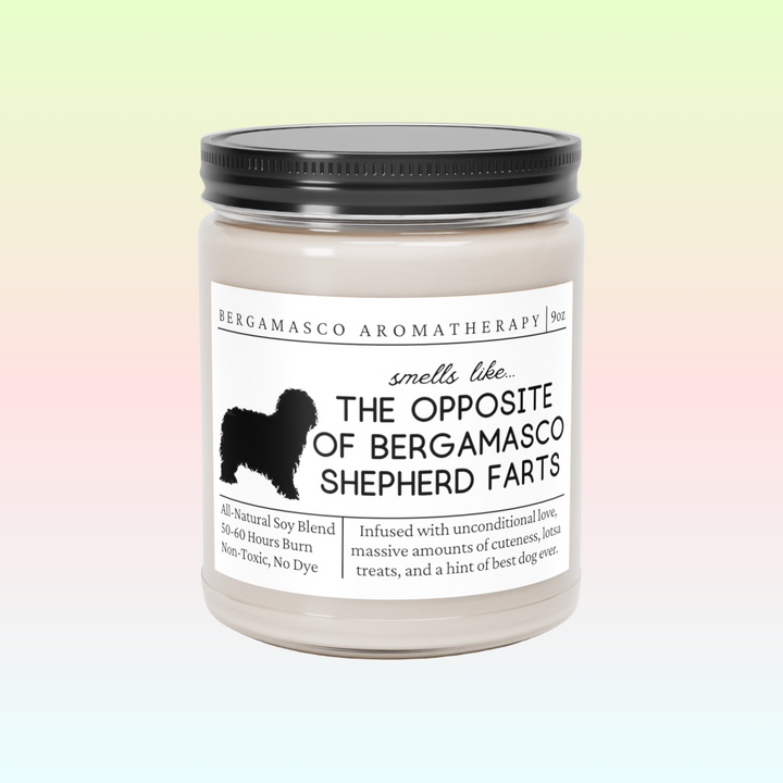 Bergamasco Shepherd Candle - Smells Like The Opposite Of Bergamasco Shepherd Farts