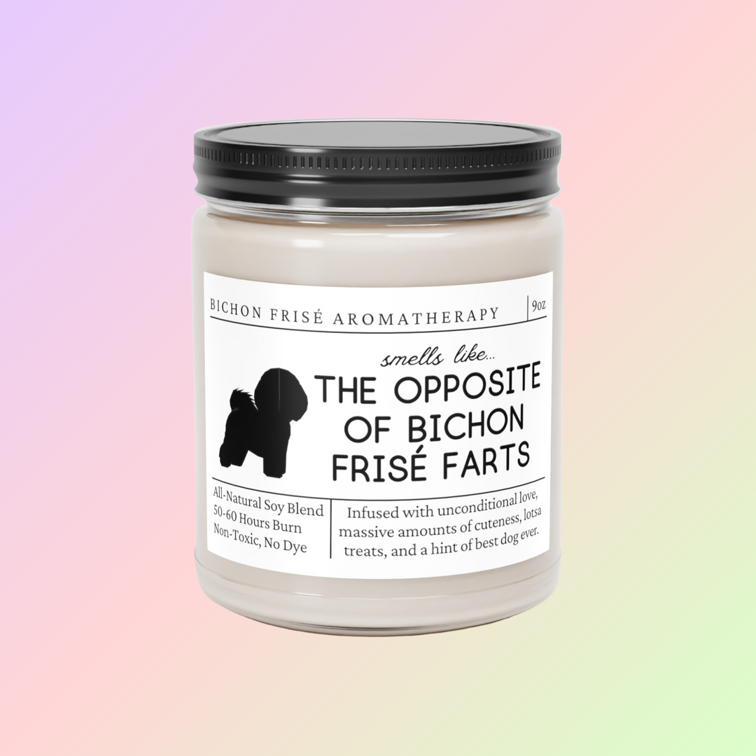 Bichon Frisé Candle - Smells Like The Opposite Of Bichon Frisé Farts