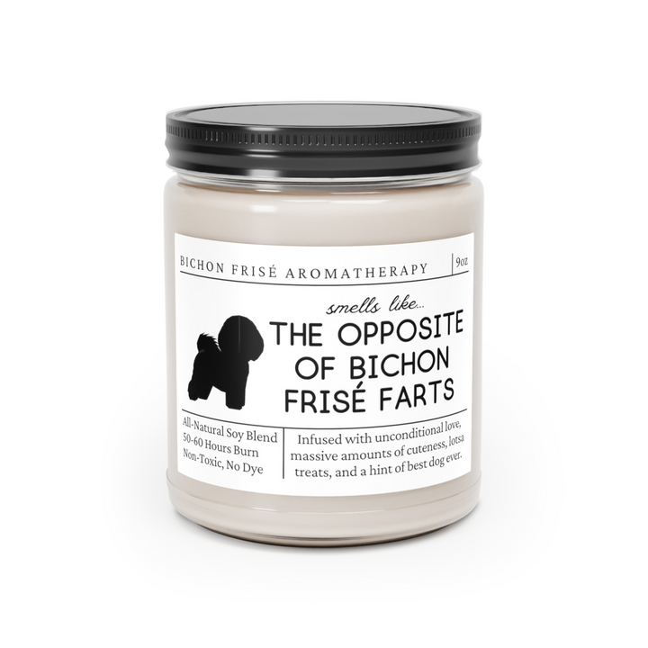 Bichon Frisé Candle - Smells Like The Opposite Of Bichon Frisé Farts