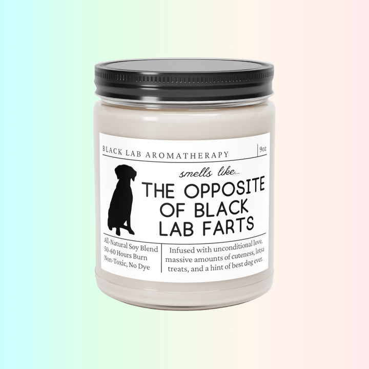 Black Lab Candle - Smells Like The Opposite Of Black Lab Farts