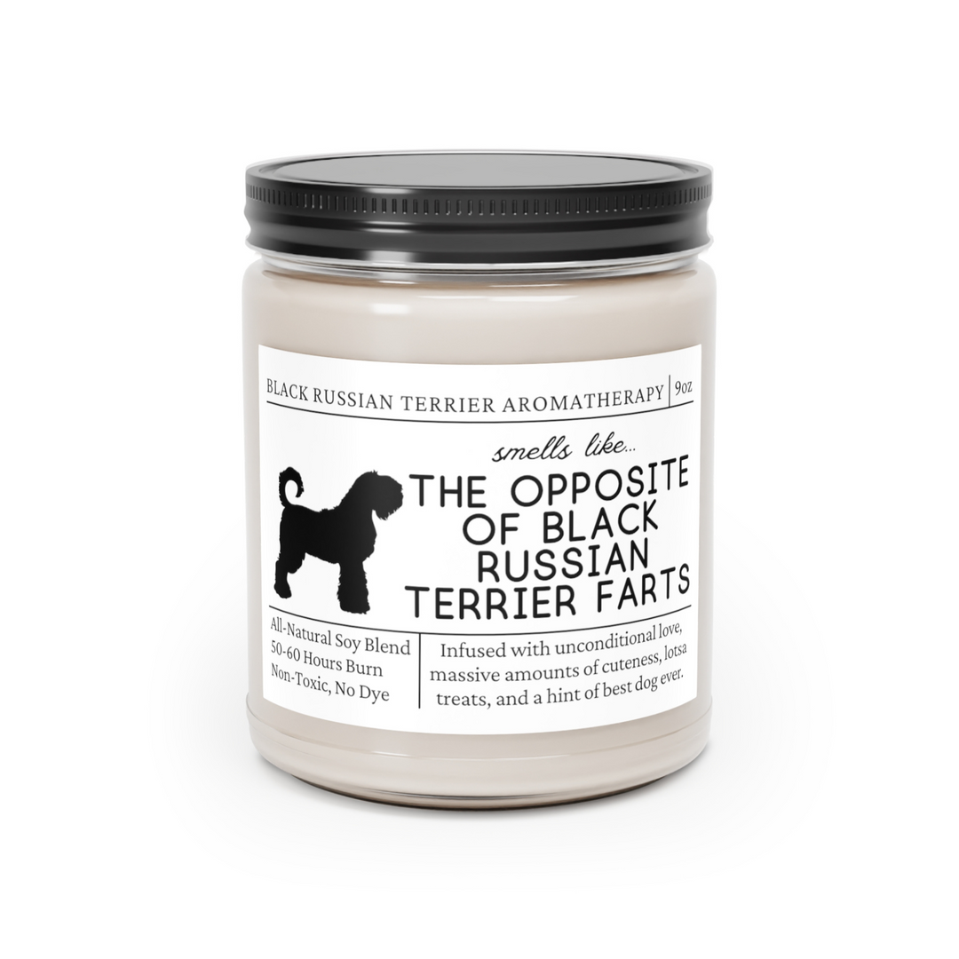 Black Russian Terrier Candle - Smells Like The Opposite Of Black Russian Terrier Farts