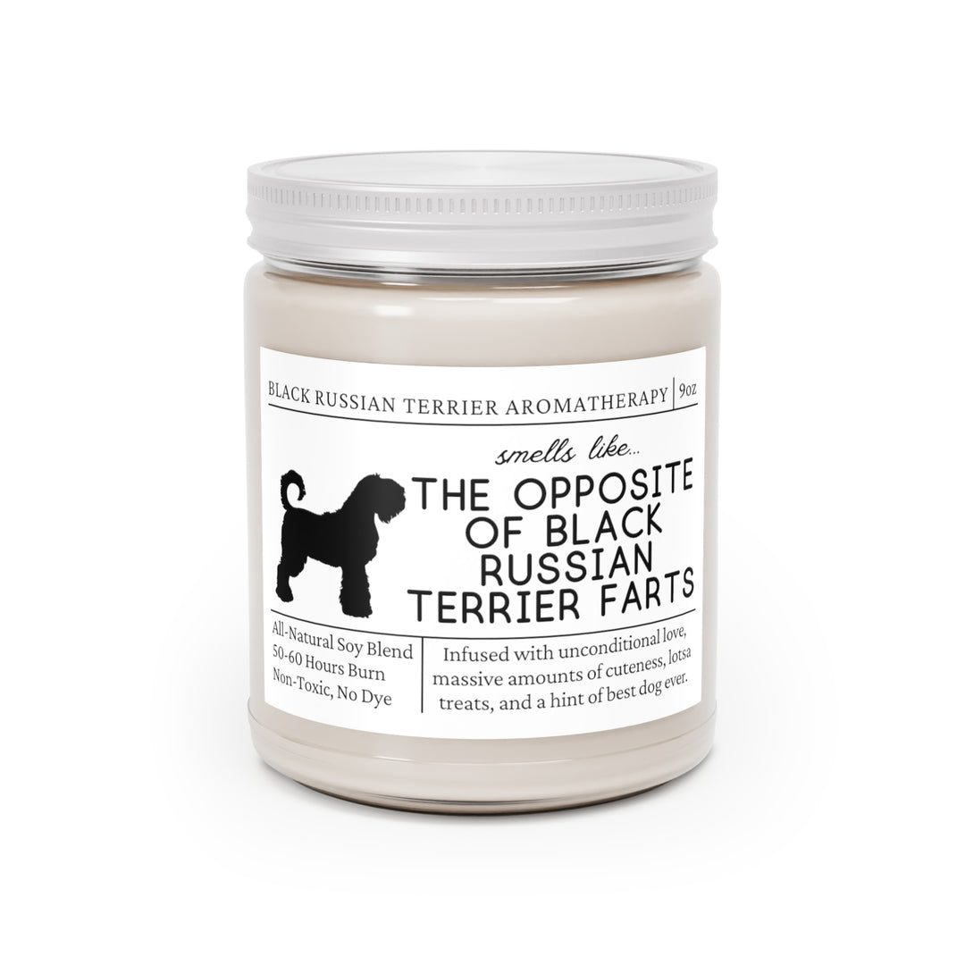 Black Russian Terrier Candle - Smells Like The Opposite Of Black Russian Terrier Farts