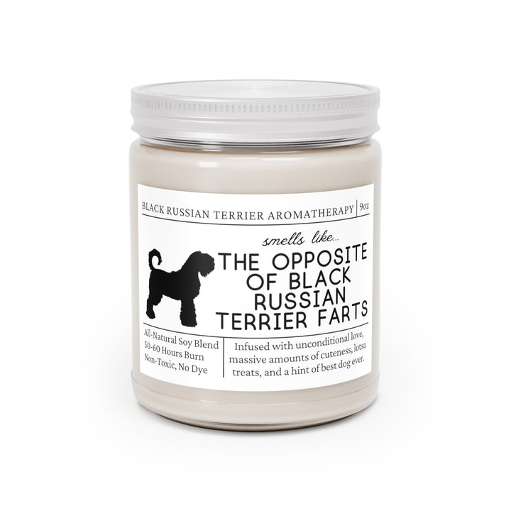 Black Russian Terrier Candle - Smells Like The Opposite Of Black Russian Terrier Farts