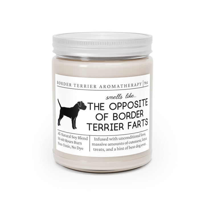 Border Terrier Candle - Smells Like The Opposite Of Border Terrier Farts