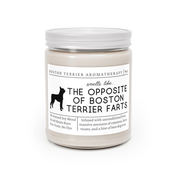 Boston Terrier Candle - Smells Like The Opposite Of Boston Terrier Farts