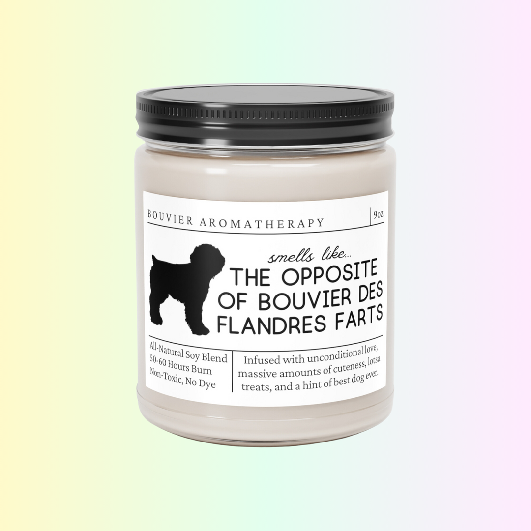 Bouvier des Flandres Candle - Smells Like The Opposite Of Bouvier des Flandres Farts