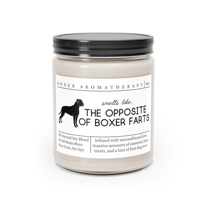 Boxer Candle - Smells Like the Opposite of Boxer Farts