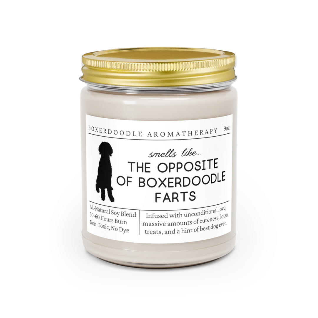 Boxerdoodle Candle - Smells Like The Opposite Of Boxerdoodle Farts