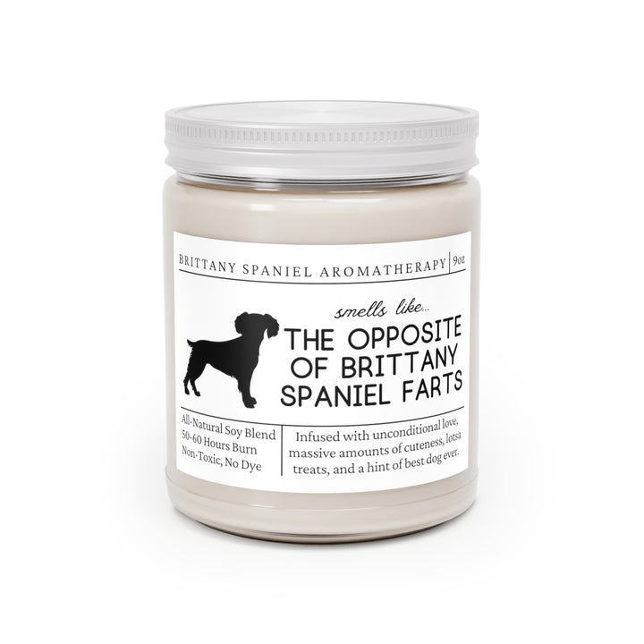 Brittany Spaniel Candle - Smells Like The Opposite Of Brittany Spaniel Farts