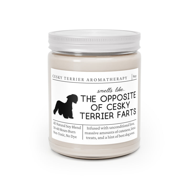 Cesky Terrier Candle - Smells Like The Opposite Of Cesky Terrier Farts