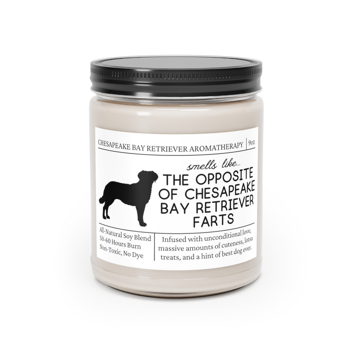 Chesapeake Bay Retriever Candle - Smells Like The Opposite Of Chesapeake Bay Retriever Farts