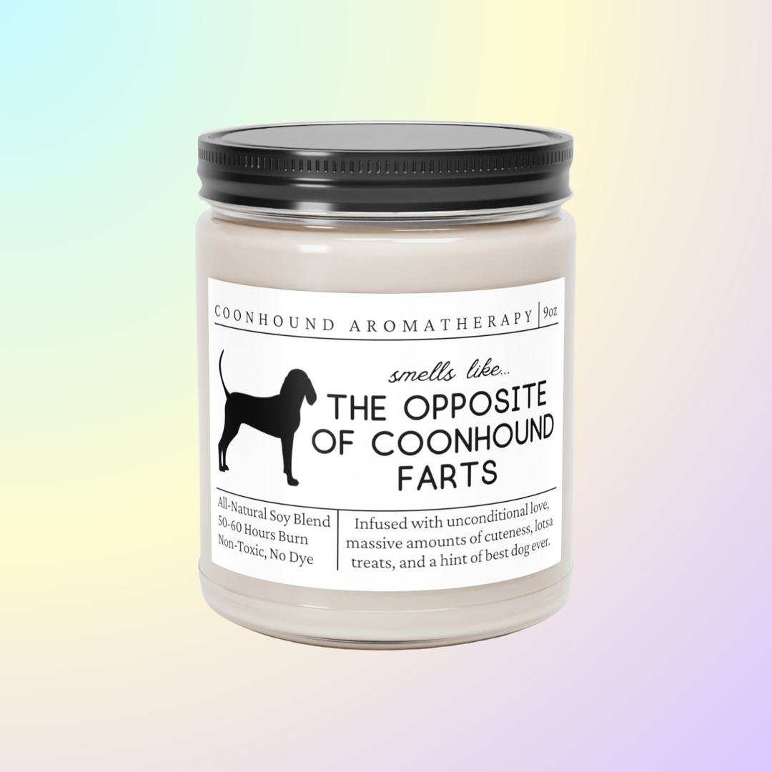 Coonhound Candle - Smells Like The Opposite Of Coonhound Farts