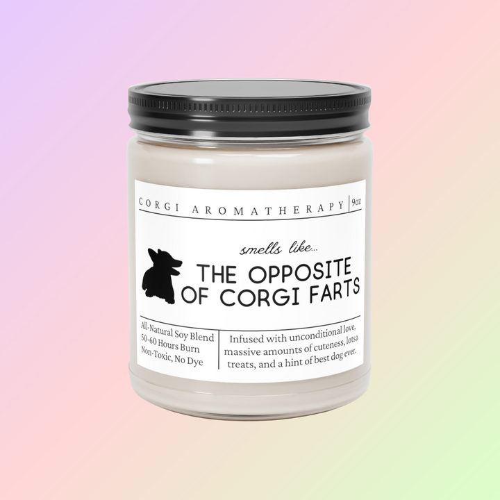 Corgi Candle - Smells Like The Opposite Of Corgi Farts