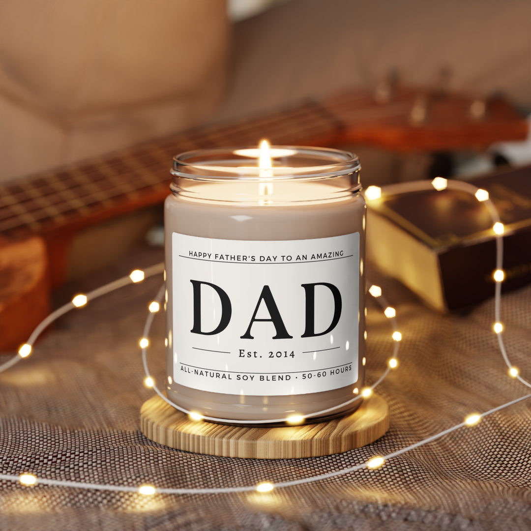 Happy Father's Day Candle