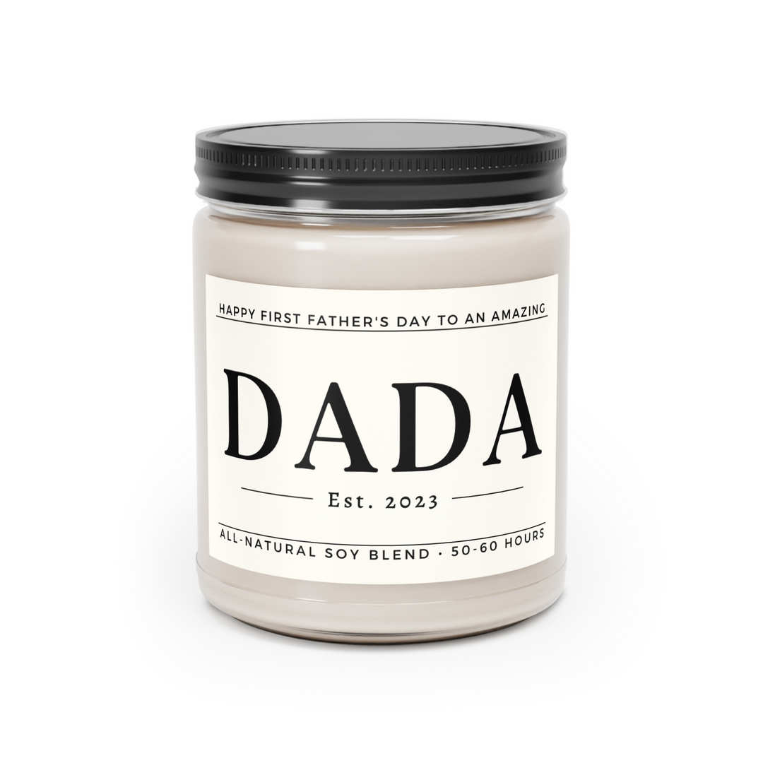 Happy First Father's Day Candle