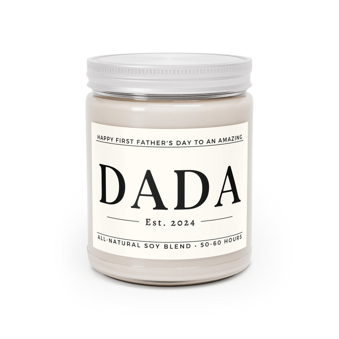 Happy First Father's Day Candle