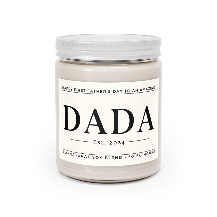 Happy First Father's Day Candle