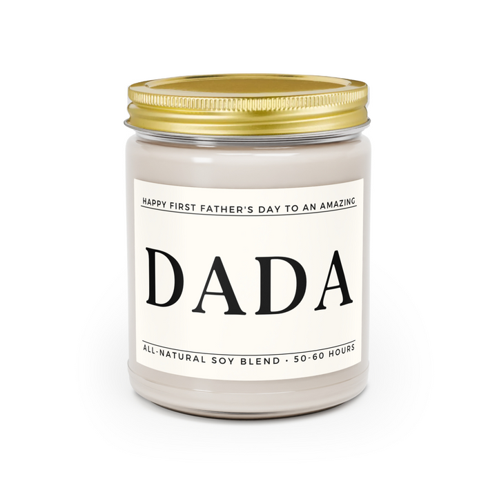 Happy First Father's Day Candle