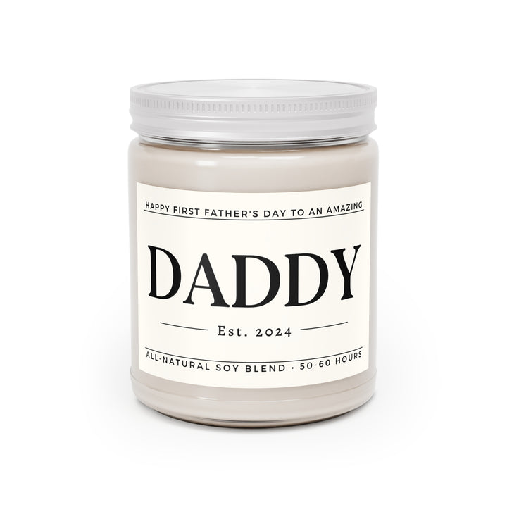 Happy First Father's Day Candle